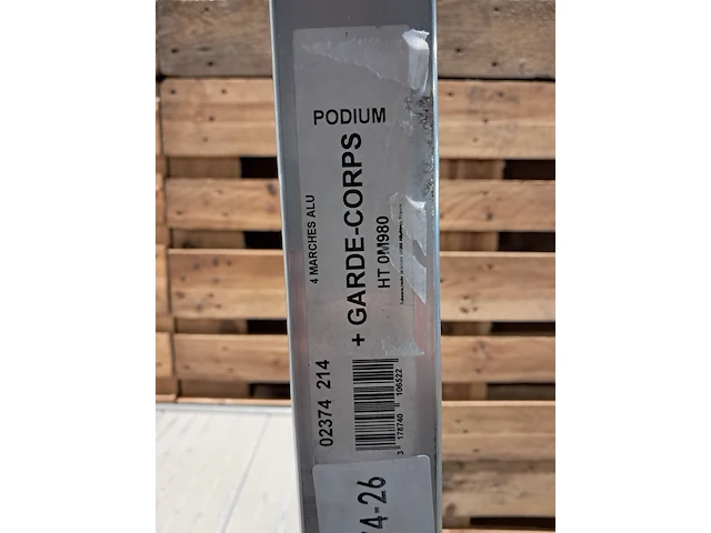 Bordestrap, altrex, ht 0m980 - afbeelding 6 van  8