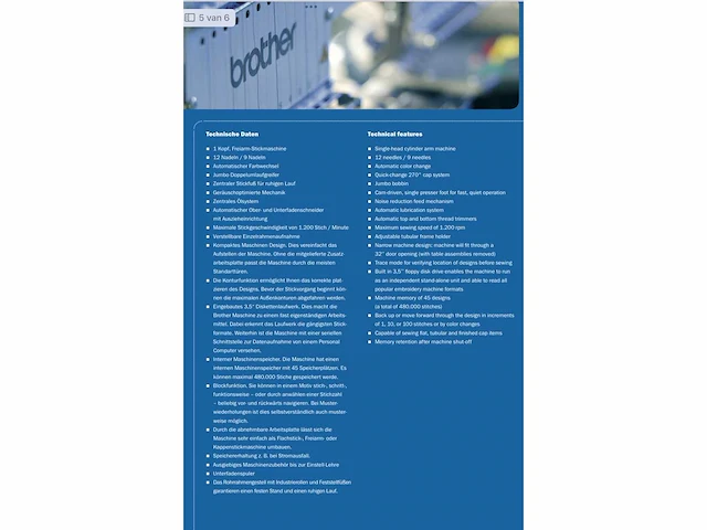 Borduurmachine - afbeelding 7 van  7