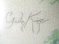 Borduurwerk. gesigneerd - afbeelding 3 van  5