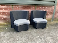 Borek fauteuils (2x) - afbeelding 1 van  6