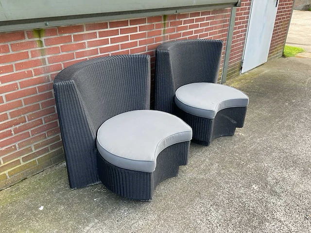 Borek fauteuils (2x) - afbeelding 2 van  6