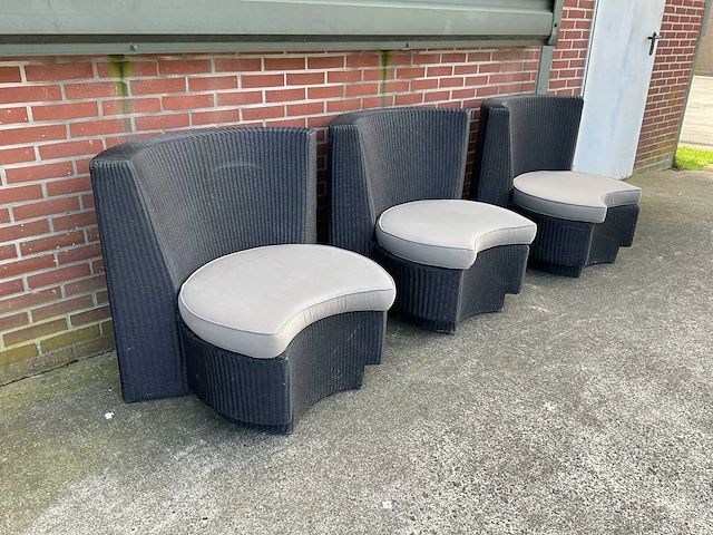 Borek fauteuils (3x) - afbeelding 2 van  7