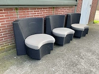 Borek fauteuils (3x) - afbeelding 2 van  7