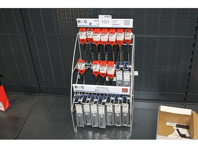 Borenrek met betonboren 42 stuks en speedboren 31 stuks bohrcraft - afbeelding 1 van  3