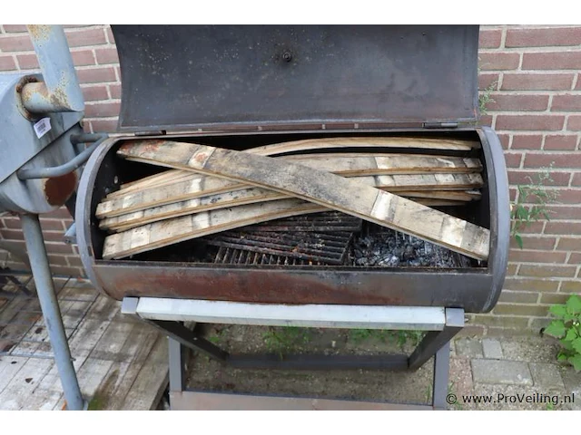 Boretti bbq - 88x42x105cm - afbeelding 4 van  5