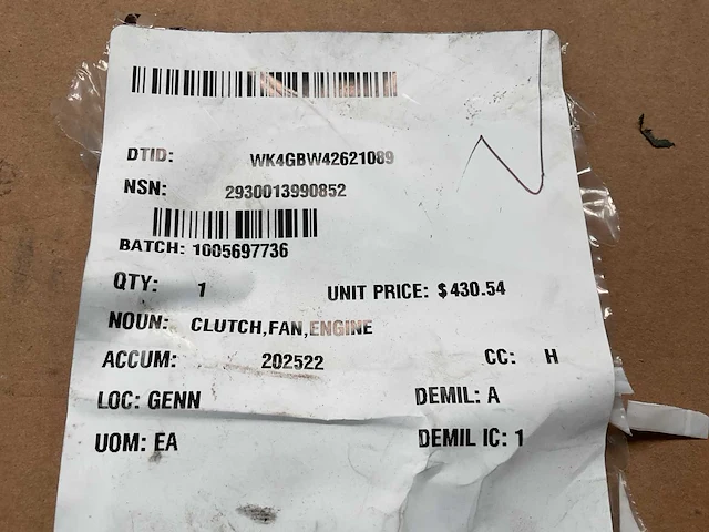 Borgwarner kysor series front air fan clutch - afbeelding 4 van  5