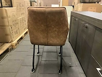 Bortello verrijdbare eetkamerstoel (6x) - afbeelding 5 van  5