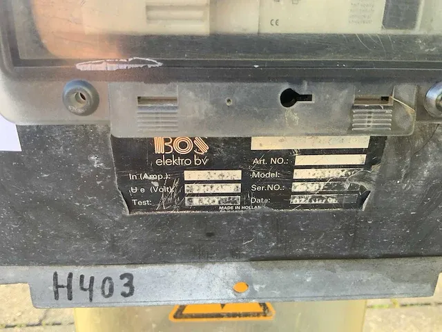 Bos elektro midi hoog stroomverdeelkast - afbeelding 6 van  6