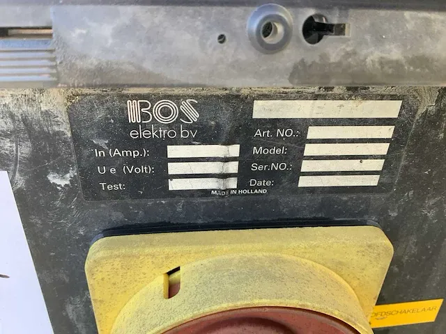 Bos elektro midi hoog stroomverdeelkast - afbeelding 6 van  6