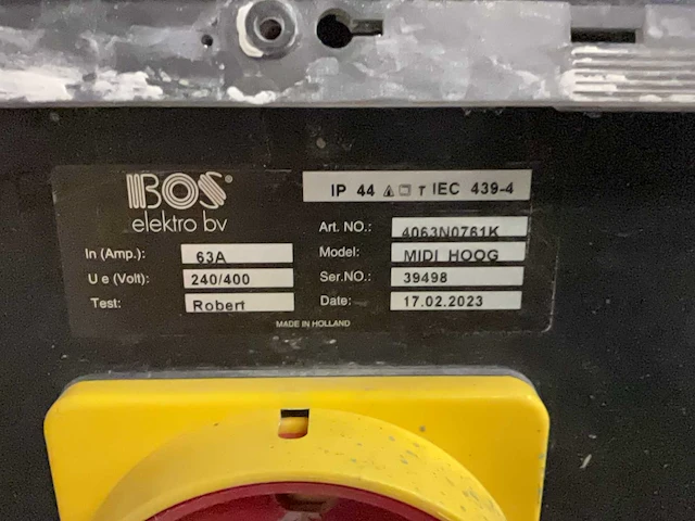 Bos midi hoog stroom verdeelkast (6x) - afbeelding 7 van  7