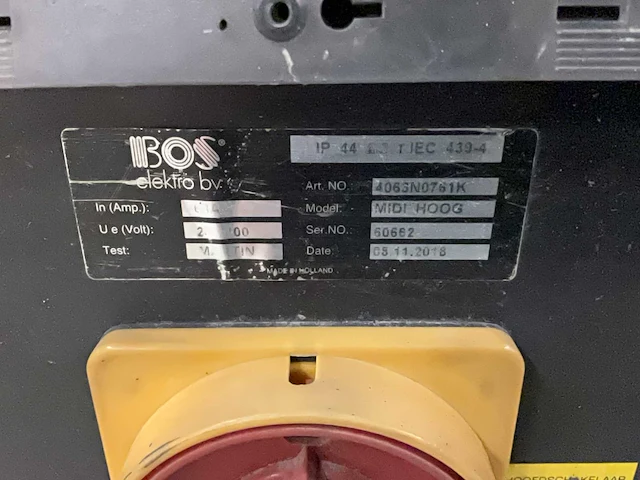 Bos midi hoog stroom verdeelkast (6x) - afbeelding 6 van  7