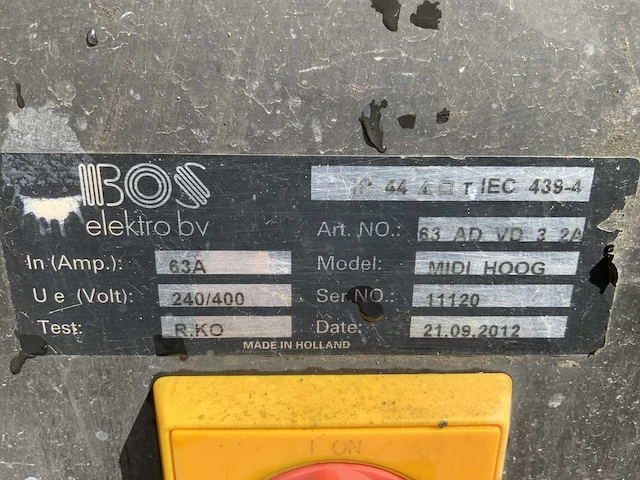 Bos midi hoog stroomverdeelkast - afbeelding 5 van  5
