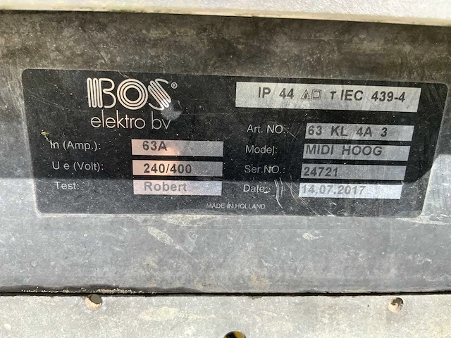 Bos midi hoog stroomverdeelkast - afbeelding 5 van  5