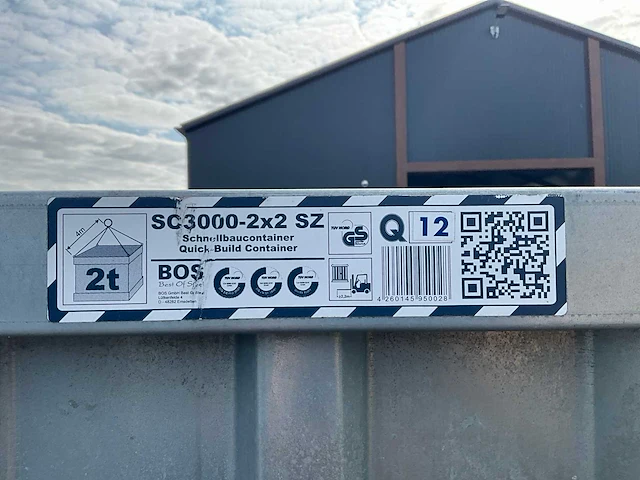 Bos sc3000-2x2sz opslagcontainer - afbeelding 5 van  13