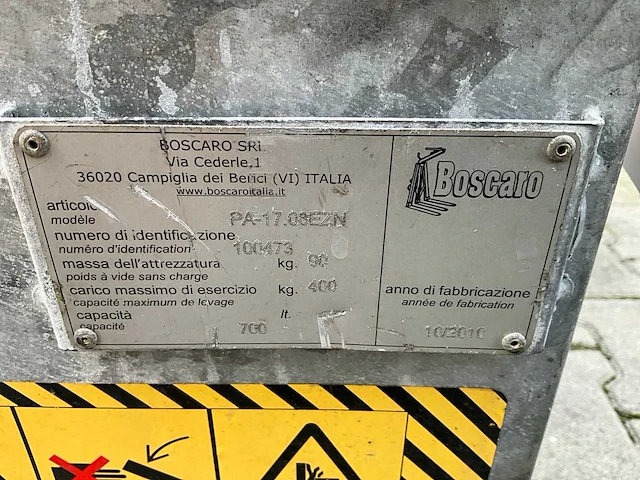 Boscaro gereedschapskist - afbeelding 6 van  6