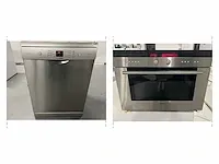 Bosch - bosch vaatwasser + siemens inbouw oven/magnetron - afbeelding 1 van  16