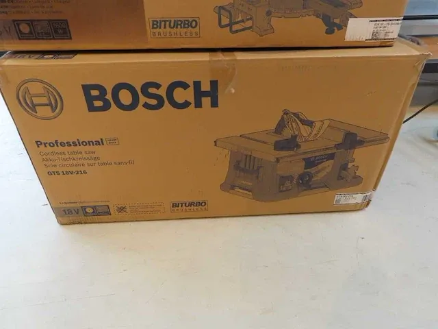Bosch - gts18v-216 - tafelzaagmachine - afbeelding 3 van  3
