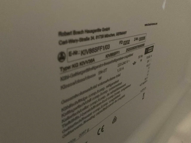 Bosch - kiv86sff1 - koelkast - afbeelding 6 van  6
