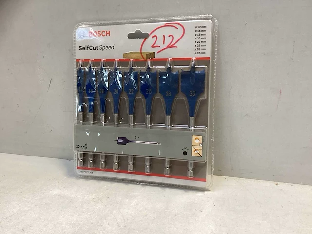 Bosch - speedborenset - selfcut - 8-delig - afbeelding 3 van  4