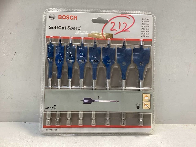 Bosch - speedborenset - selfcut - 8-delig - afbeelding 4 van  4