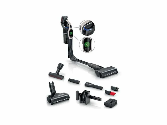 Bosch - unlimited 10 - bbs1041gqc - steelstofzuiger - grijs/crème - afbeelding 1 van  2