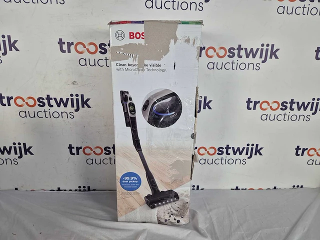 Bosch - unlimited 10 - bbs1041gqc - steelstofzuiger - grijs/crème - afbeelding 2 van  2