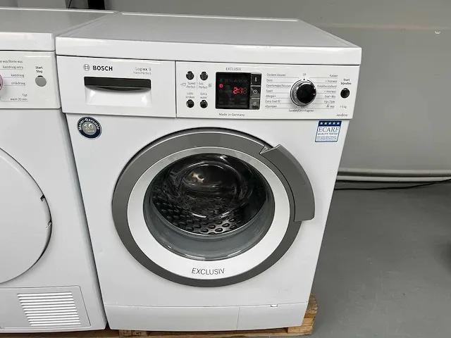 Bosch - wasmachine + bosch droger - afbeelding 8 van  12