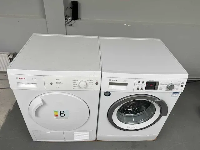 Bosch - wasmachine + bosch droger - afbeelding 12 van  12