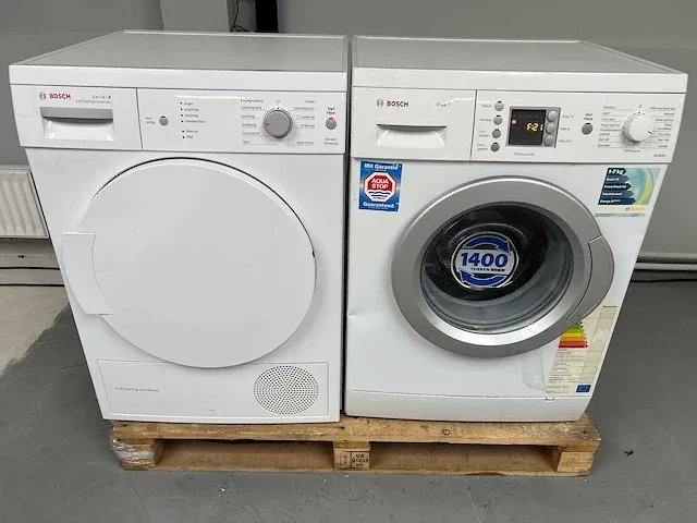 Bosch - wasmachine + bosch droger - afbeelding 1 van  10