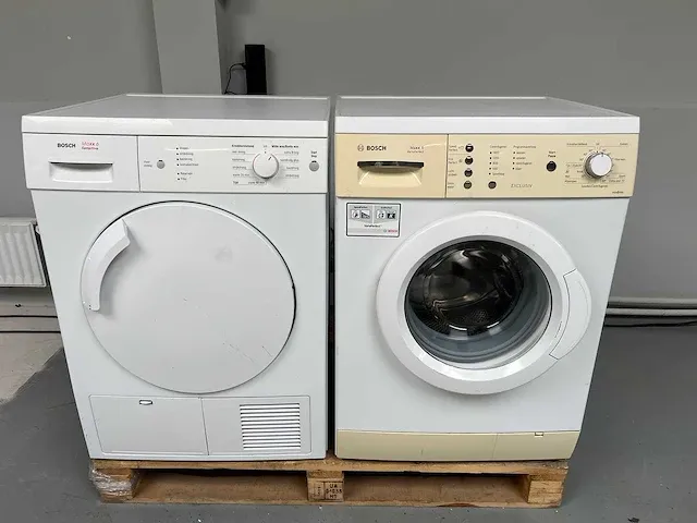 Bosch - wasmachine + bosch droger - afbeelding 1 van  8