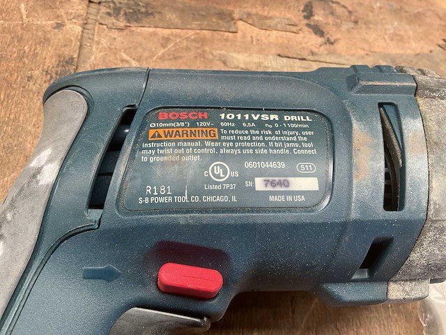 Bosch 1011vsr drill boormachine - afbeelding 4 van  4
