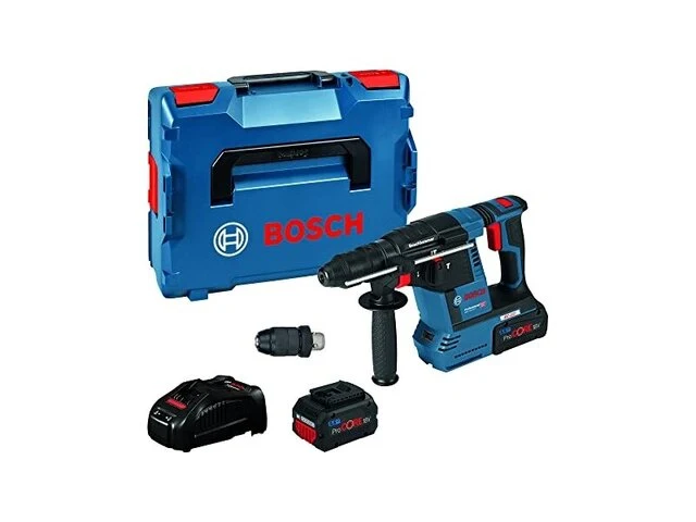 Bosch accu boorhamer met sds plus gbh 18v-26 - afbeelding 2 van  3