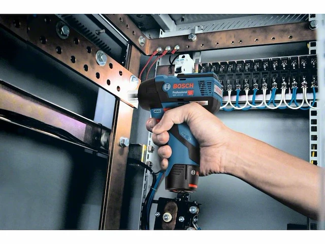 Bosch accu-slagmoersleutel gds 12v-115 met 2 x 3,0 ah li-ion accu l-boxx - afbeelding 4 van  4