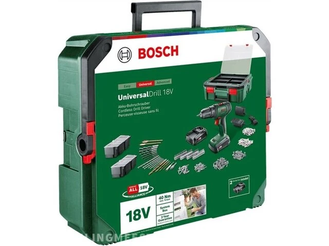 Bosch accuboormachine universaldrill 18 + systembox - afbeelding 3 van  5