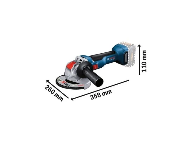 Bosch accuslijper gwx 18v-10 met x-lock - afbeelding 1 van  5