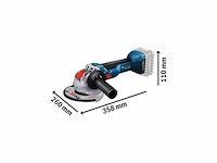 Bosch accuslijper gwx 18v-10 met x-lock - afbeelding 1 van  5