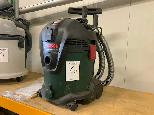 Bosch advancedvac 20 industriële stofzuiger - afbeelding 1 van  4