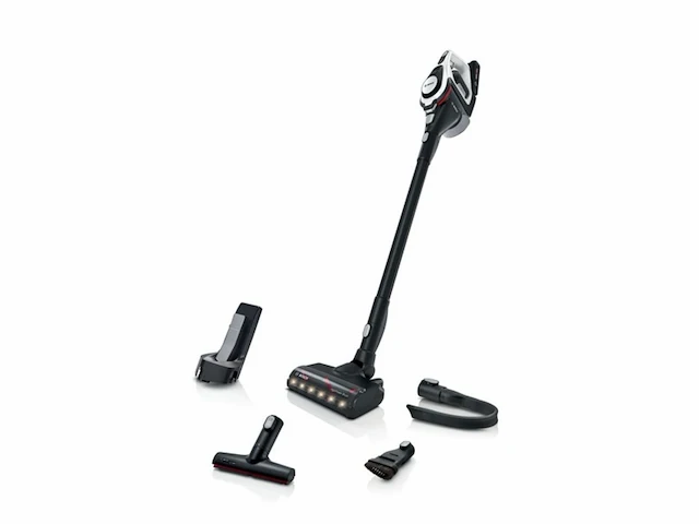 Bosch bbs8214pet unlimited 8 proanimal steelstofzuiger rood - afbeelding 1 van  6