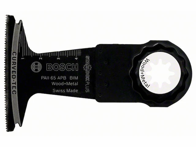 Bosch bim invalzaagblad paii 65 apb hout en metaal, 65 x 50 mm - afbeelding 1 van  4