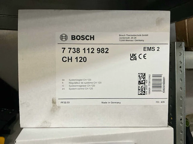 Bosch ch120 thermostaat (3x) - afbeelding 2 van  2