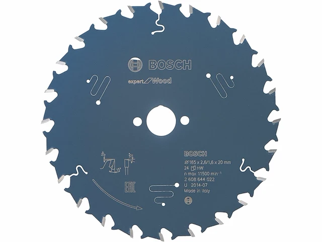 Bosch cirkelzaagblad expert for wood 165 x 20 x 2,6 mm 48 - afbeelding 1 van  3