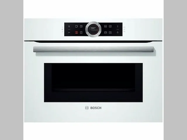 Bosch cmg633bw1 inbouw combi oven wit. afmeting 60 x 45 cm - afbeelding 1 van  3