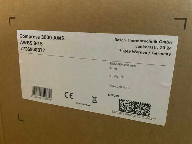 Bosch compress 3000 aws split warmtepomp - afbeelding 3 van  6