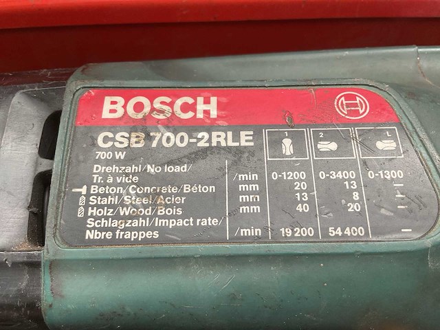 Bosch csb700-2rle boormachine - afbeelding 4 van  5