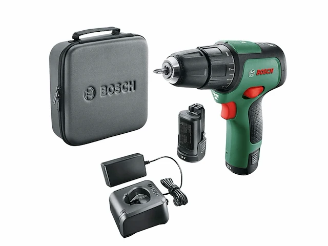 Bosch easyimpact 12 accu-slagboormachine met twee snelheden: 2x accu oplader - afbeelding 3 van  3