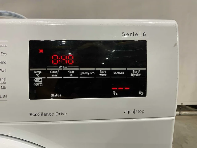 Bosch eco silence drive serie 6 wasmachine - afbeelding 7 van  8
