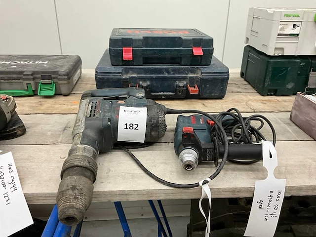 Bosch elektrisch gereedschap (2x) - afbeelding 1 van  5