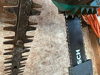 Bosch en metabo heggenschaar en kettingzaag (2x) - afbeelding 5 van  6