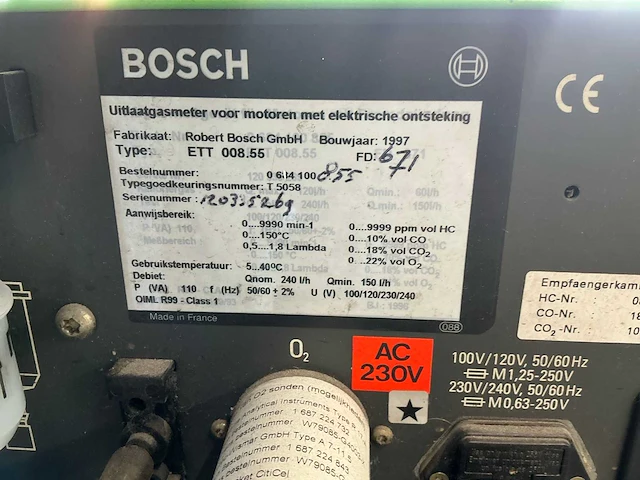 Bosch ett 008.55 viergastester - afbeelding 6 van  7