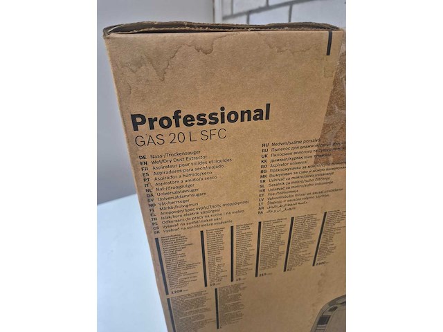 Bosch gas 20 l sfc vacuum cleaner - afbeelding 3 van  4